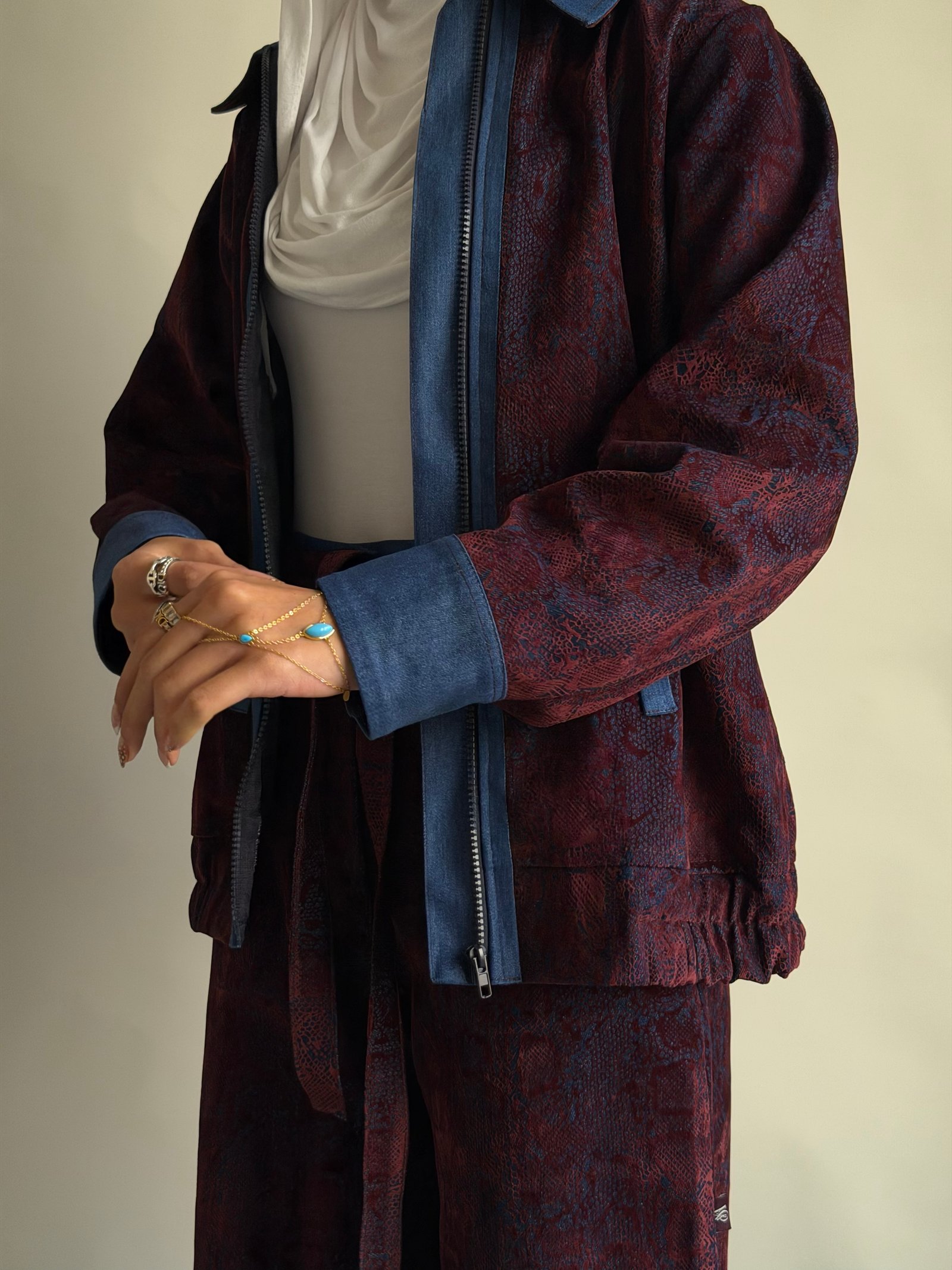 Velvet Denim Jacket